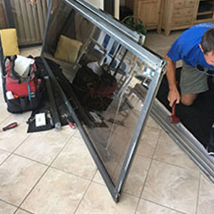 sliding glass door frame repair Boca Raton